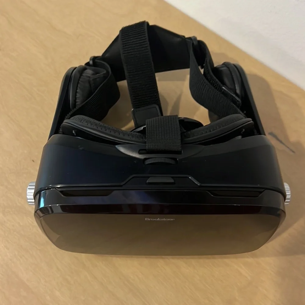 Brookstone VR Headset with Built-In Headphones